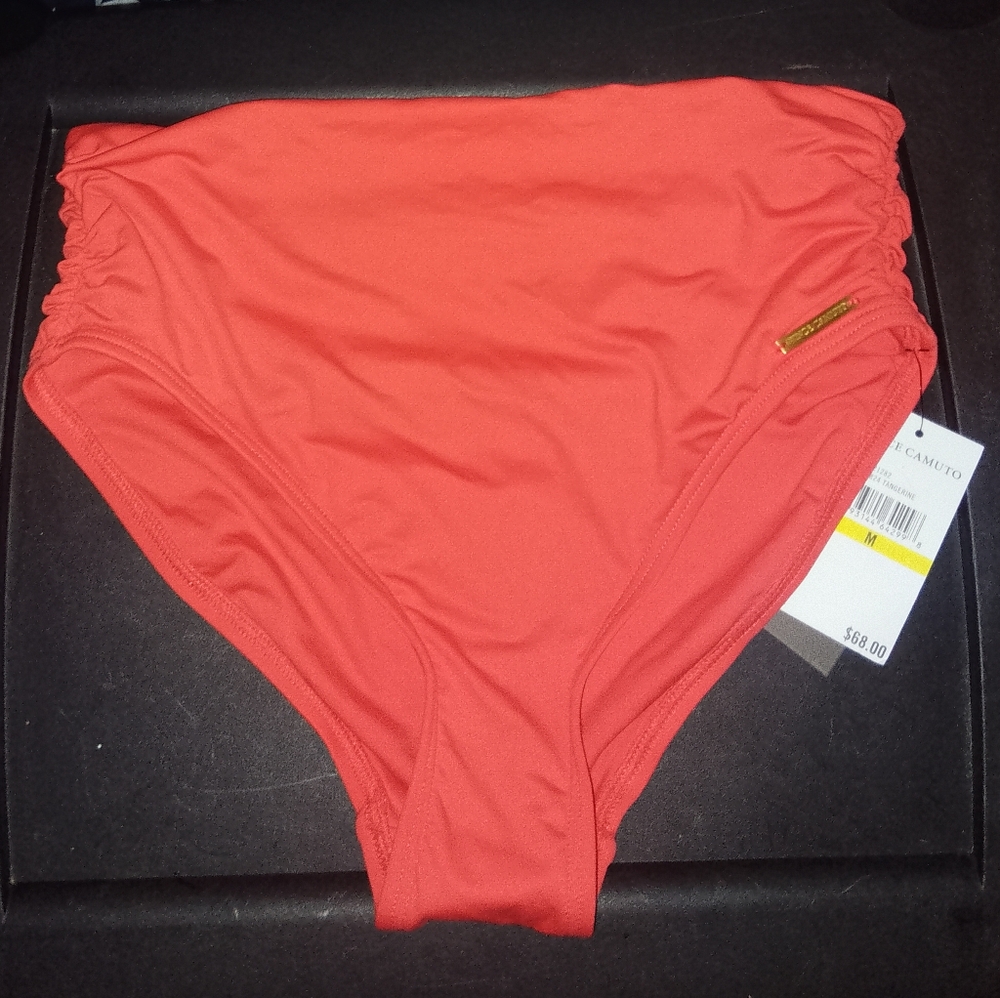 Vince Camuto TANGERINE Ruched Bikini Bottom